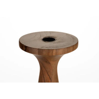 Bougeoir Flames Marron - Zuiver