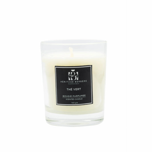 Bougie Parfumée Thé Vert 140g - Héritage Berbère
