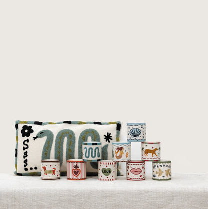 Bougie Muse Amour Oiseaux Senteur Ambre - Opjet