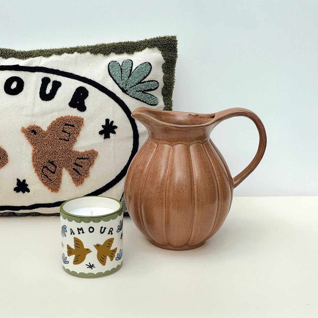 Bougie Muse Amour Oiseaux Senteur Ambre - Opjet