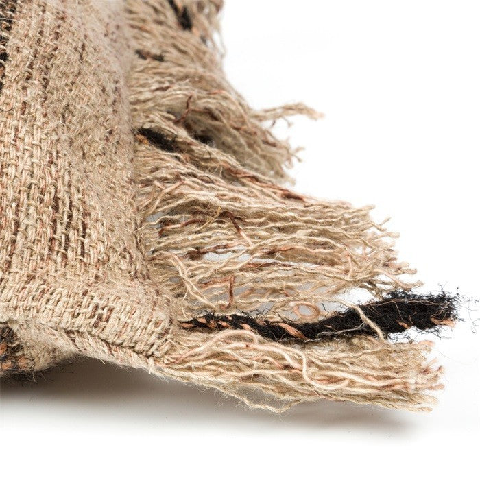 Housse de Coussin en Coton à Franges - Bazar Bizar