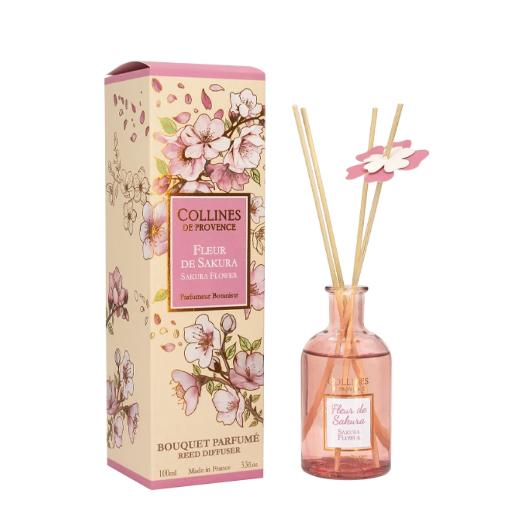 Bouquet Parfumée Fleur de Sakura 100ml - Collines de Provence