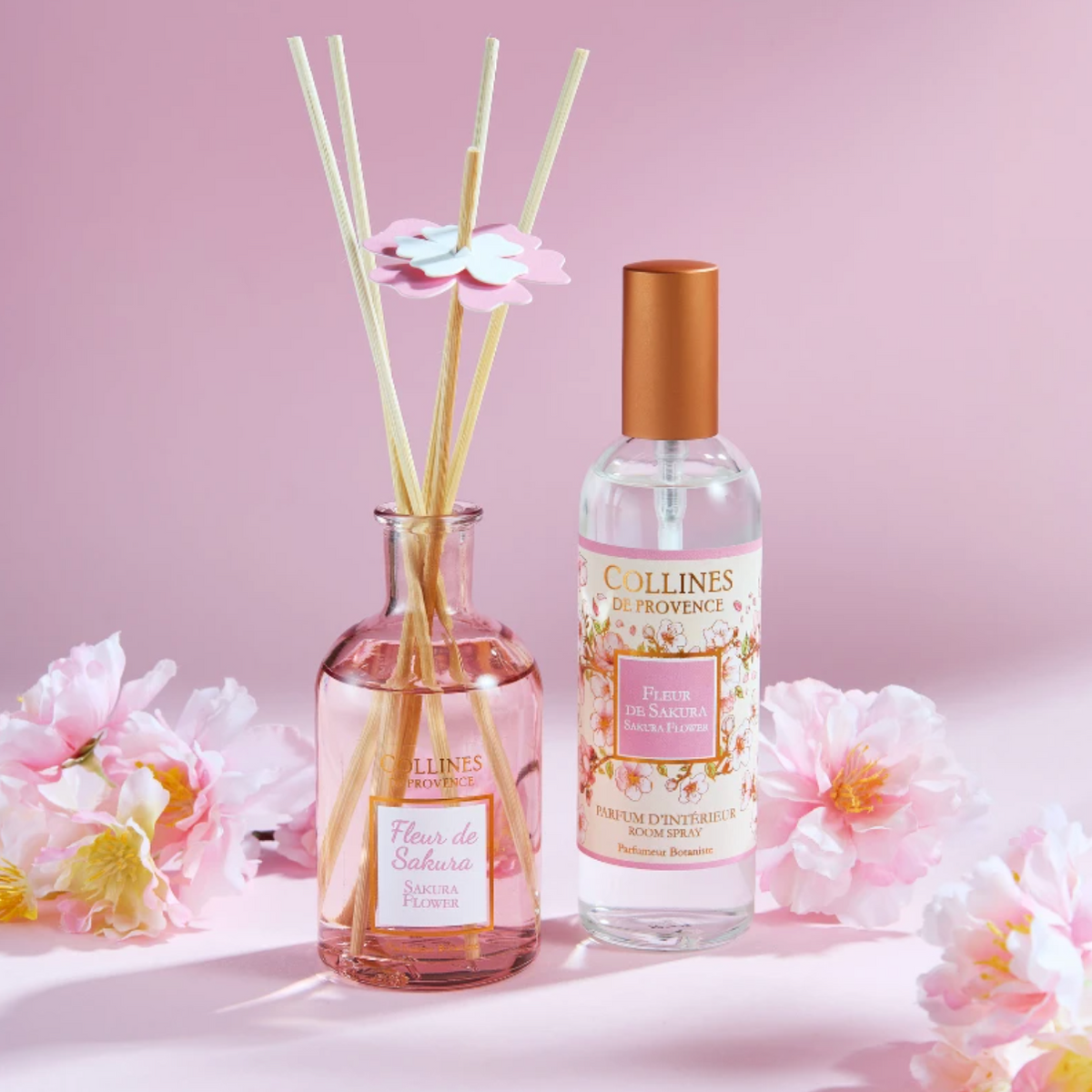 Bouquet Parfumée Fleur de Sakura 100ml - Collines de Provence