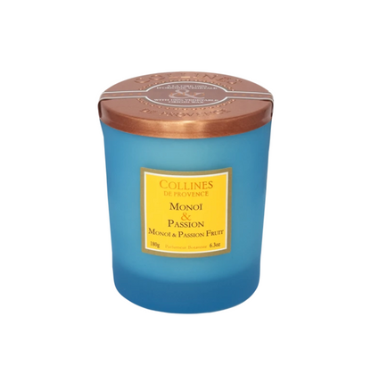 Bougie Parfumée Monoï & Passion 180 g - Collines de Provence