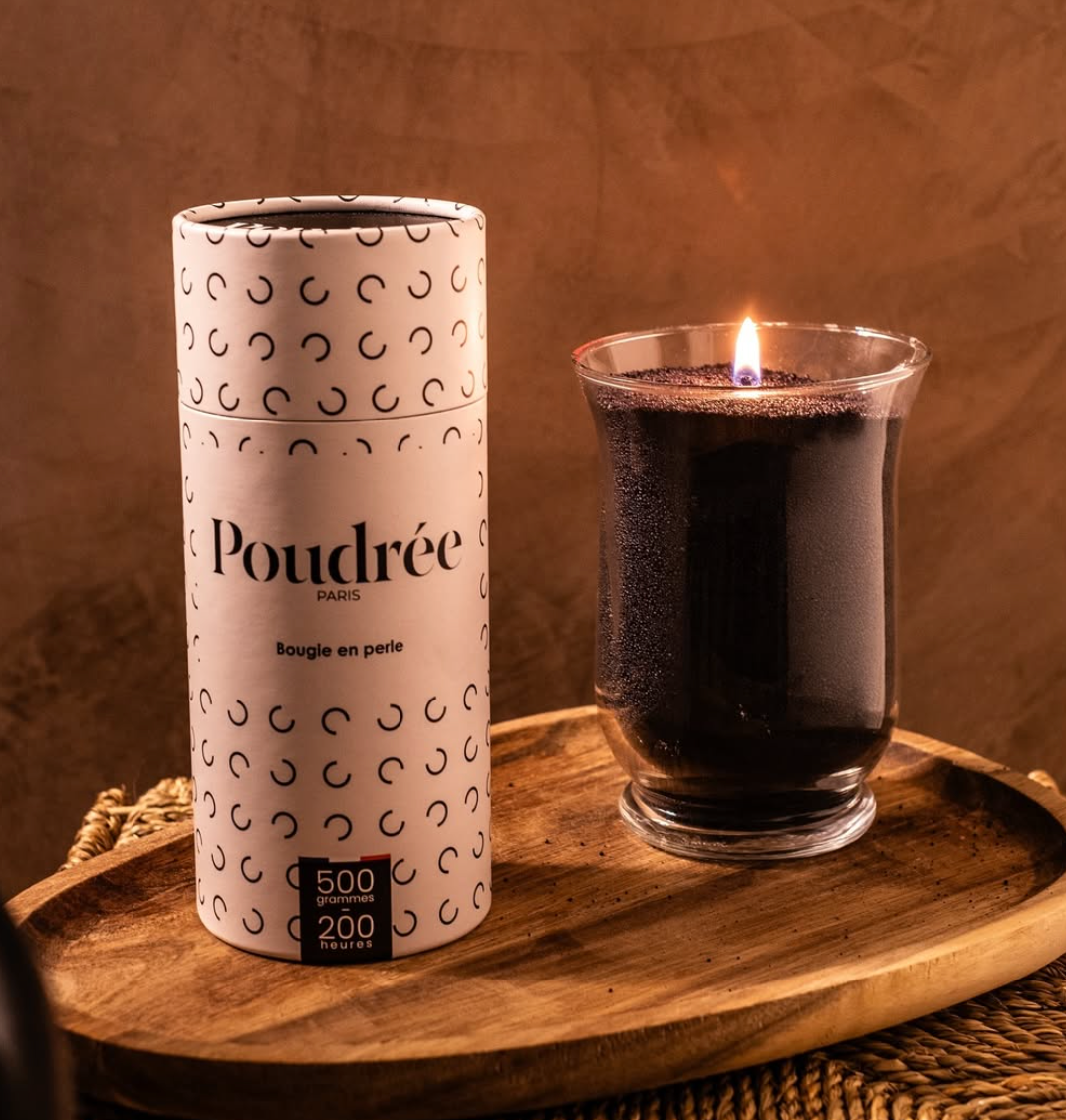 Bougie en Perles Parfumable (3 coloris) - Poudré Paris