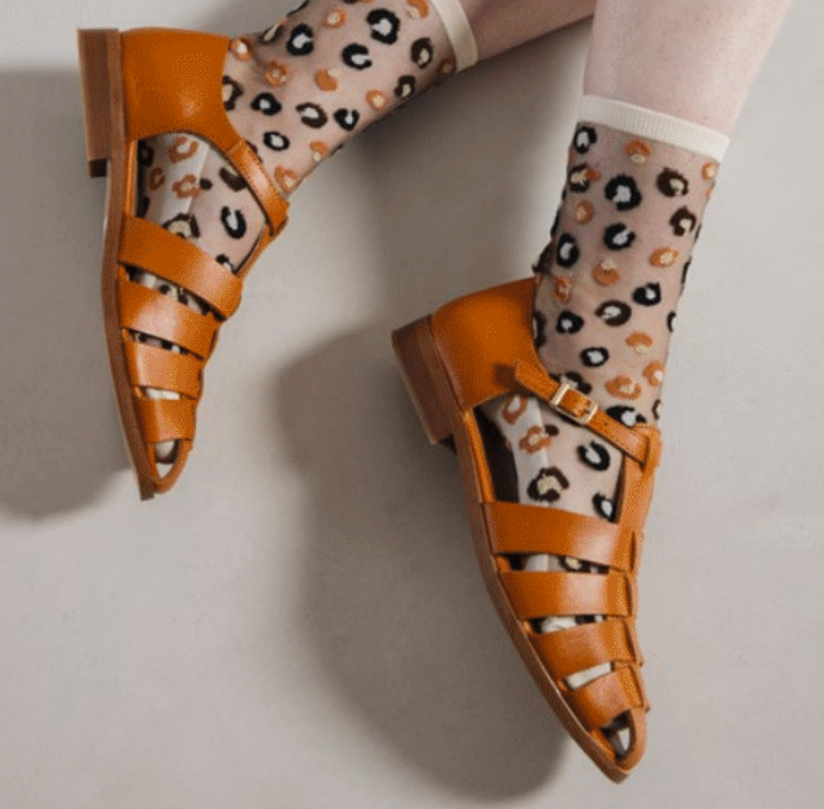Chaussettes Transparentes Horseshoe Bend Crème - Atelier St Eustache