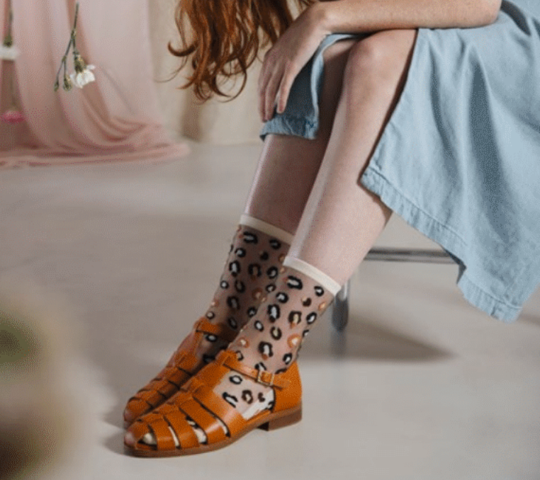 Chaussettes Transparentes Horseshoe Bend Crème - Atelier St Eustache