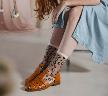 Chaussettes Transparentes Horseshoe Bend Crème - Atelier St Eustache