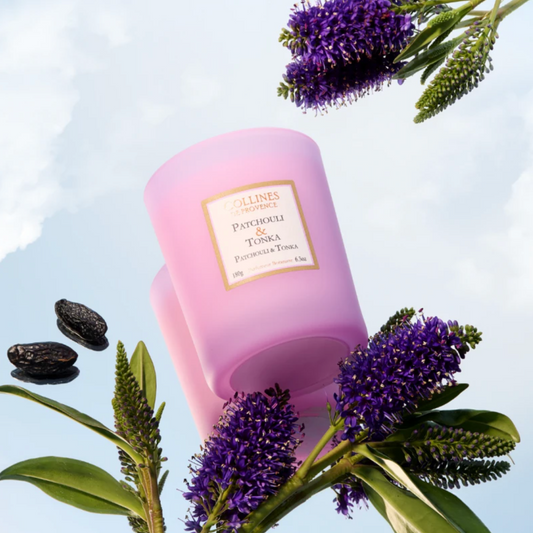 Bougie Parfumée 180g Patchouli & Tonka - Collines de Provence
