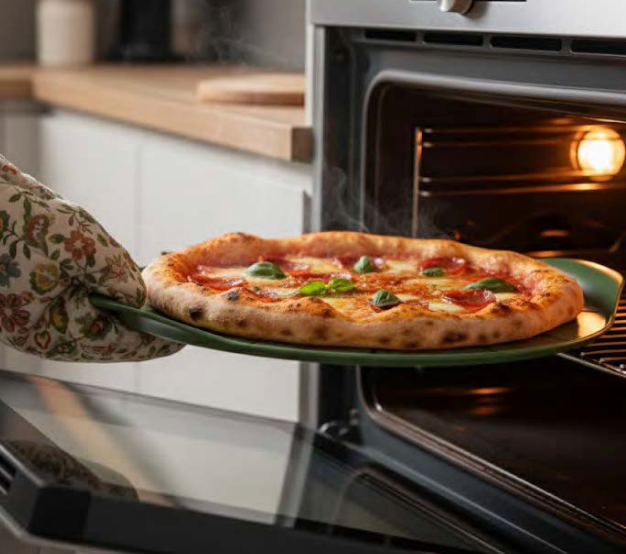 Le Formidable Plat à Pizza avec Couteau D.34 cm - Cookut