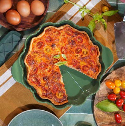 Le Formidable Plat à Tarte & Couteau Anti-Rayure D.29 cm - Cookut