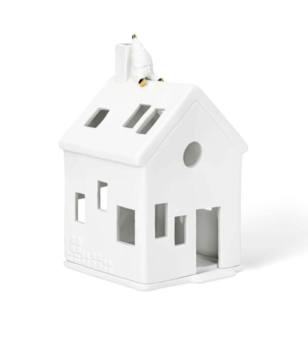 Photophore en Porcelaine Père Noël Cheminée - Räder
