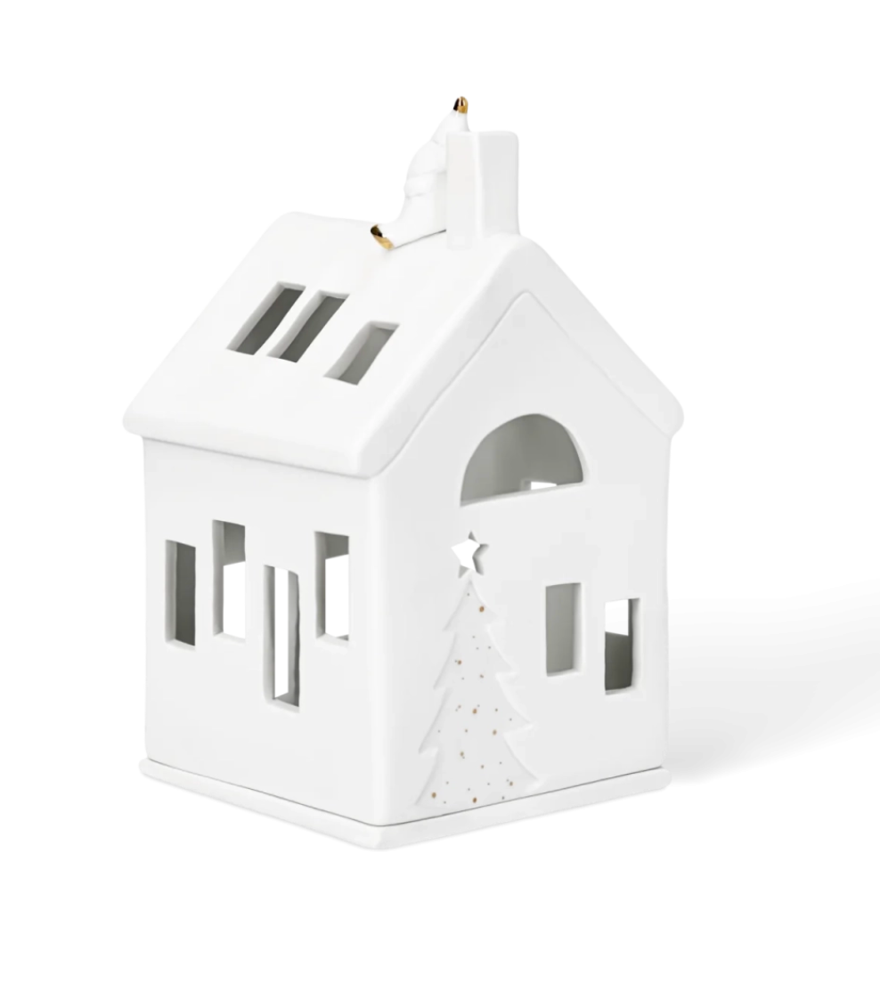 Photophore en Porcelaine Père Noël Cheminée - Räder