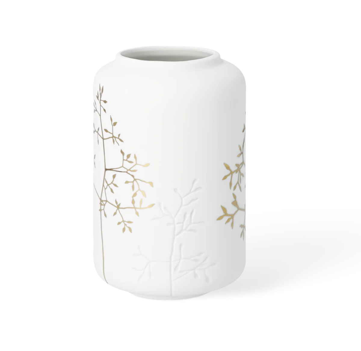 Vase en Porcelaine Feuillage Dorée 1L - Räder