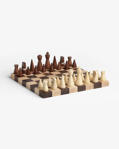 Coffret Plateau de Jeu d'Échecs en Bois - PrintWorks