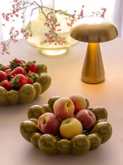 Coupelle de Fruit en Céramique Fleur - Present Time