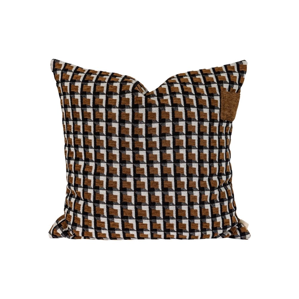 Coussin Bi-Face Milo en Velours 50x50 cm - Bedandphilosophy