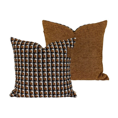 Coussin Bi-Face Milo en Velours 50x50 cm - Bedandphilosophy