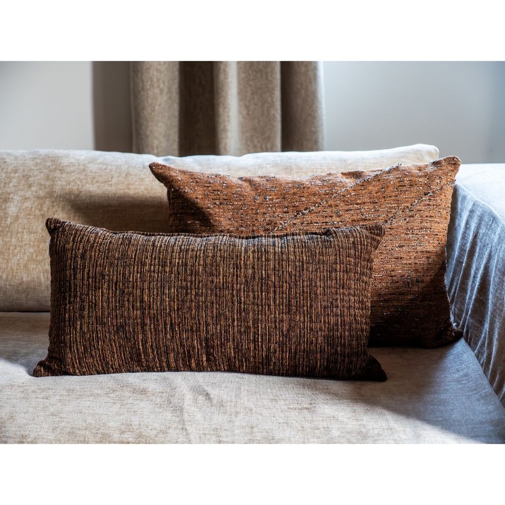 Coussin Maloon Bi-Face Velours 30x60 cm - Bedandphilosophy