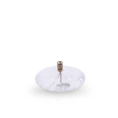 Lampe à Huile Disque Élégant en Verre - Peri Living