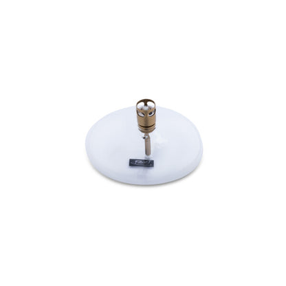 Lampe à Huile Disque en Verre Transparent ou Noir - Peri Living