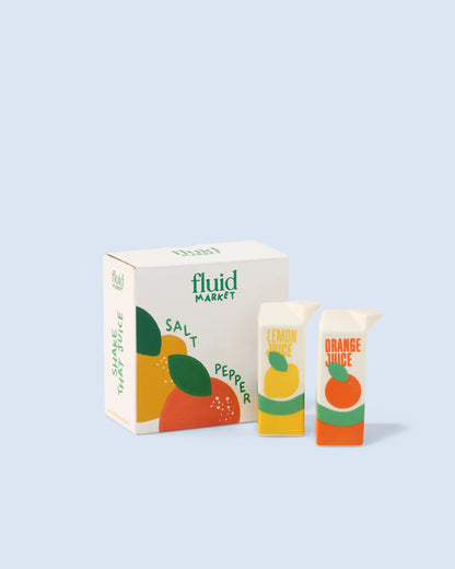 Duo Salière et Poivrière Brique de Jus de Fruit - Fluid Market