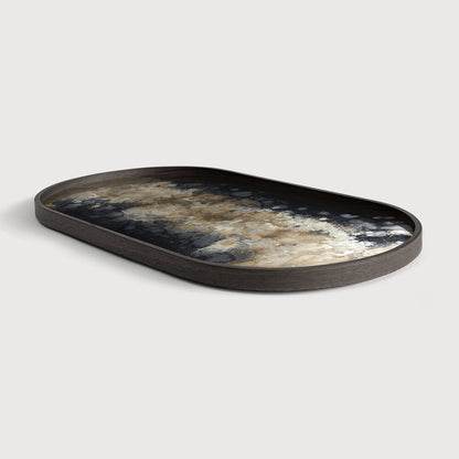 Plateau en Verre Organic Noir - Ethnicraft