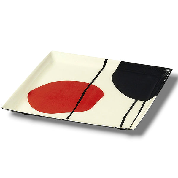 Vide-Poche Zen en Métal Style Contemporain 15x15cm - Gangzaï