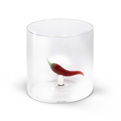 Gobelet en Verre Borosilicate Fruit / Fleur 3D 250 ml  - WD Lifestyle