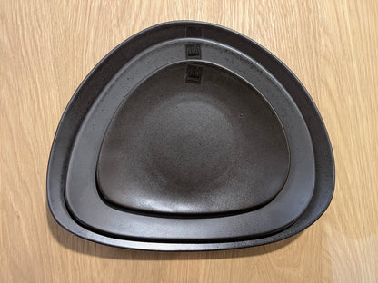 Lot de 4 Assiettes Plates Cuba Maron - Asa (3 Tailles Disponibles)