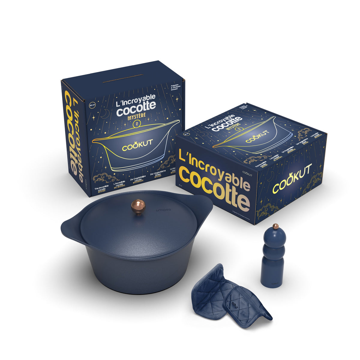 Coffret de Noël l'Incroyable Cocotte & Moulin à Poivre- Cookut