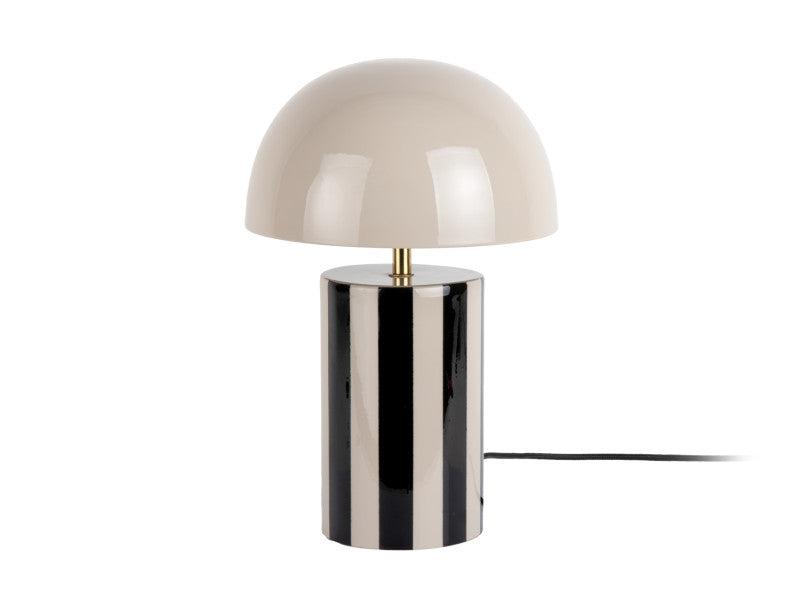 Lampe de Table Rayado en Métal Style Rétro - Present Time