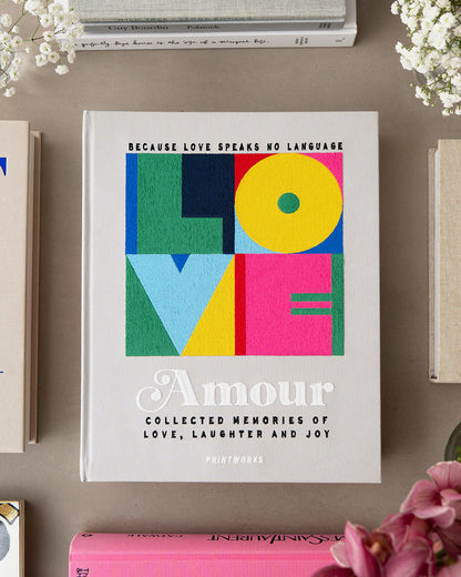 Livre Album Photos Brodé "Amour" XL - PrintWorks
