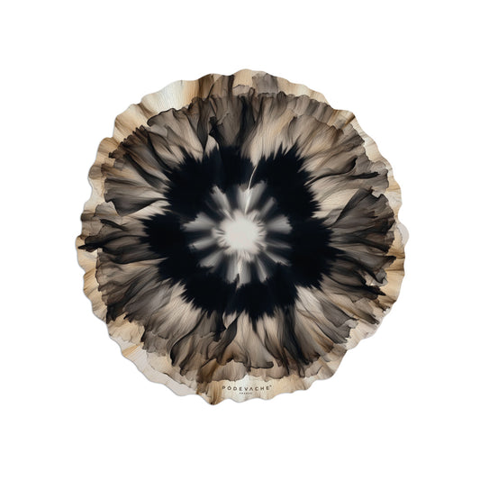 Set de Table Rond en Vinyle Fleur D.38 cm - Podevache