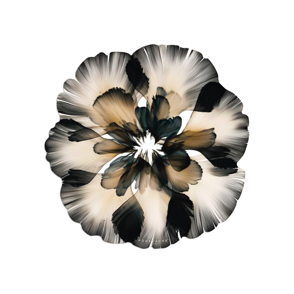 Set de Table Rond en Vinyle Fleur D.38 cm - Podevache