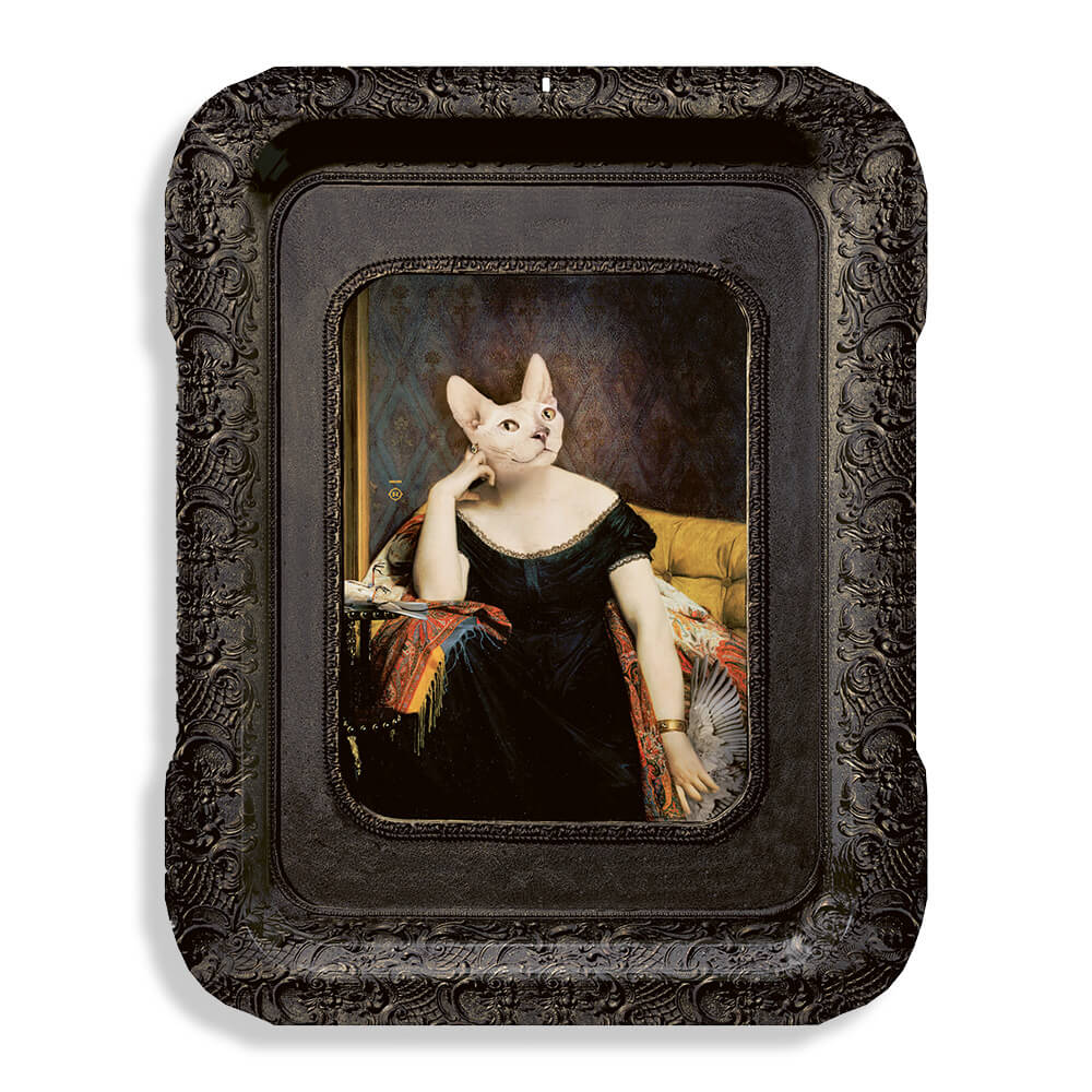 Plateau Rectangulaire Victoire 41x30 cm - Ibride