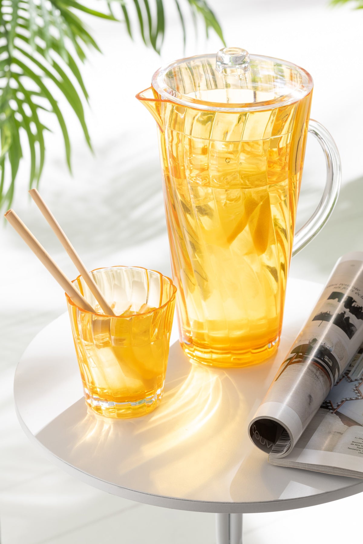 Pichet avec Couvercle en Plastique 2,2L - Jolipa