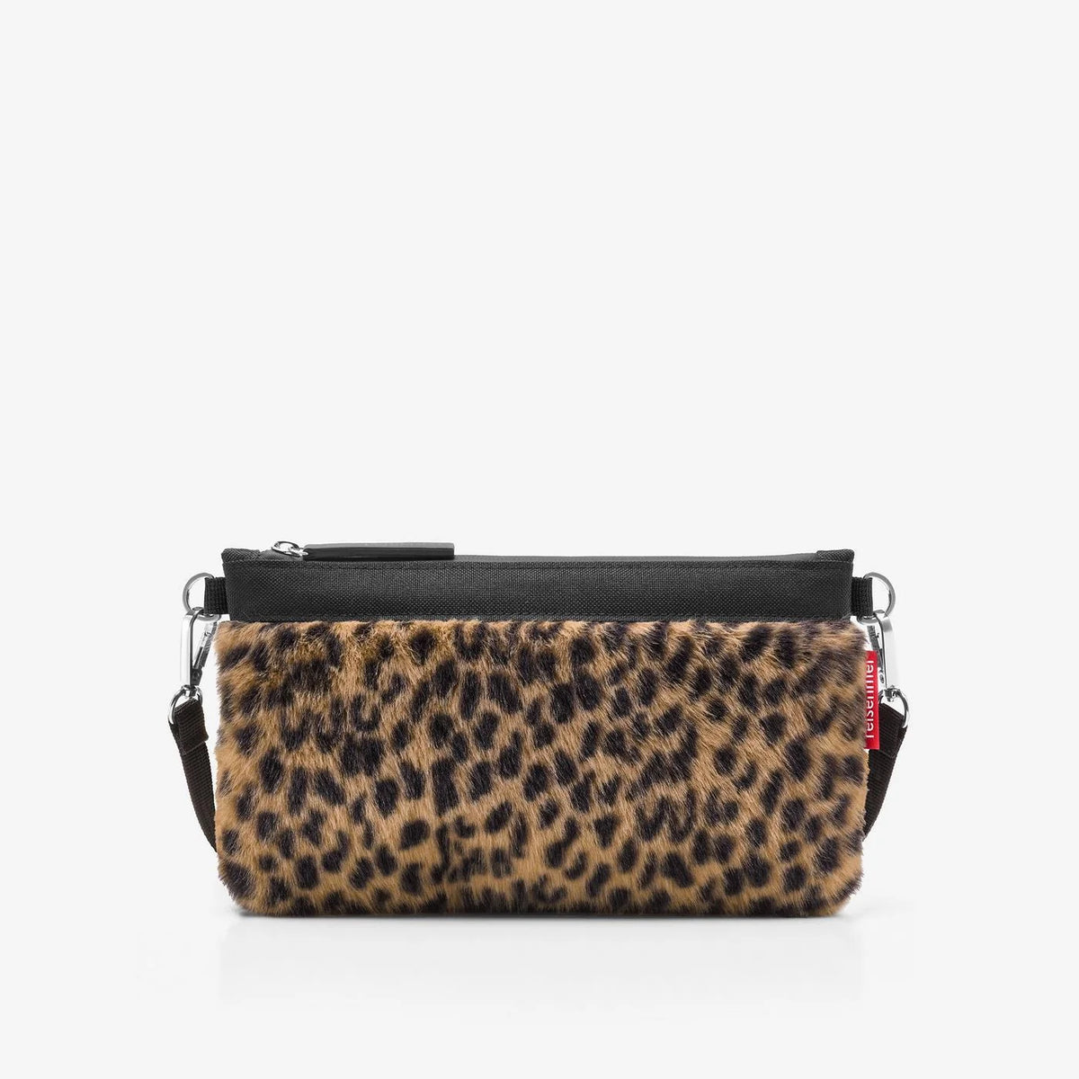 Pochette Bandoulière en Fausse Fourrure Léopard - Reisenthel