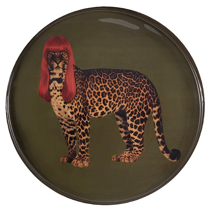 Plateau Rond en Fer Rebecca  D.33cm - Gangzaï