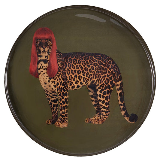 Plateau Rond en Fer Rebecca  D.33cm - Gangzaï