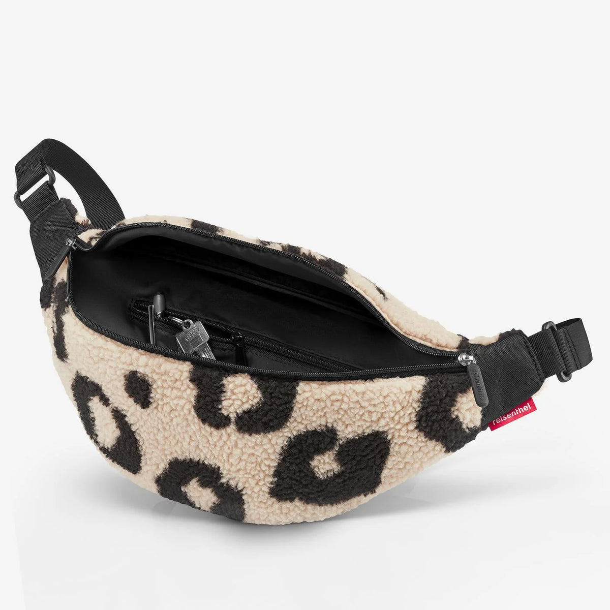 Sac Banane BeltBag Fourrure Teddy Léopard Crème - Reisenthel
