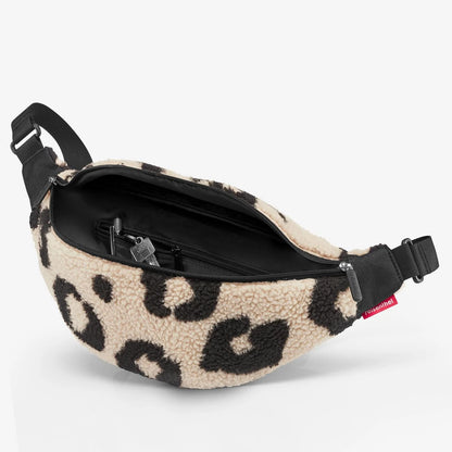 Sac Banane BeltBag Fourrure Teddy Léopard Crème - Reisenthel