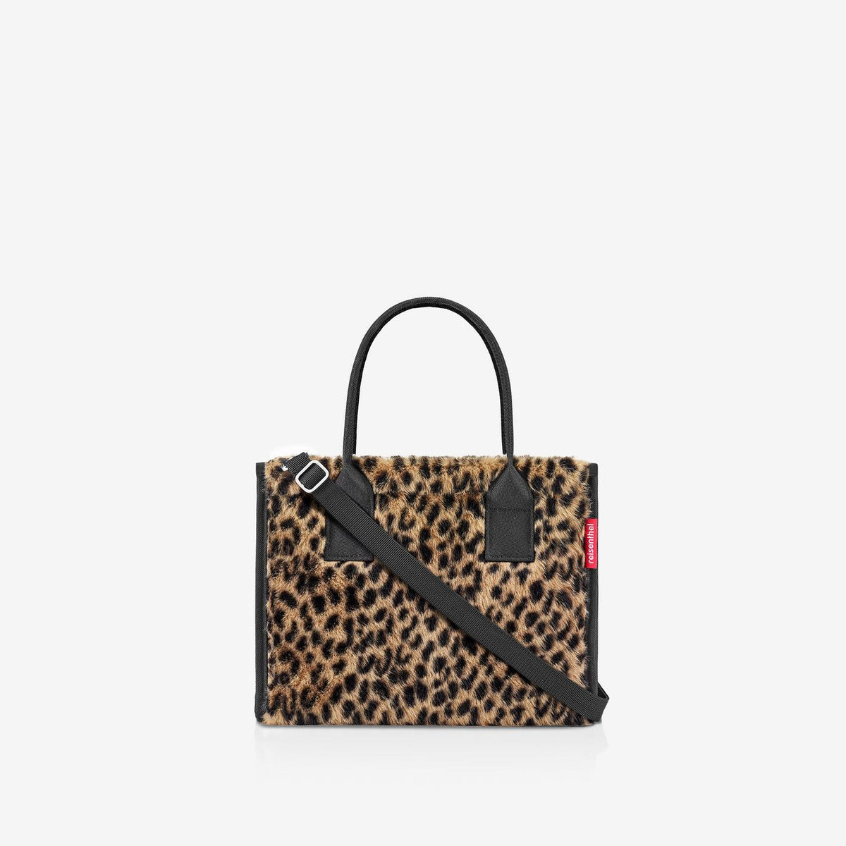 Sac Cabas Fausse Fourrure Léopard Daily Shopper XS - Reisenthel