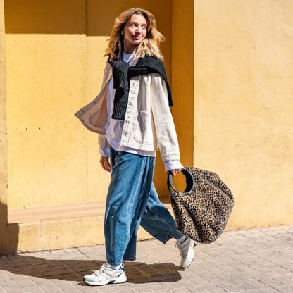 Sac Loop Hobo en Fausse Fourrure Léopard - Reisenthel