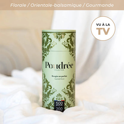 Bougie Parfumée en Perles Collection Héritage - Poudrée Paris