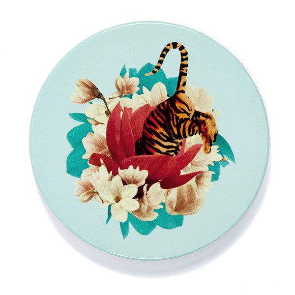 Set de 4 Dessous de Verre en Céramique Tiger Flower - Gangzaï