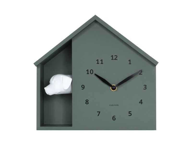 Horloge Murale Peeking Doggy - Present Time