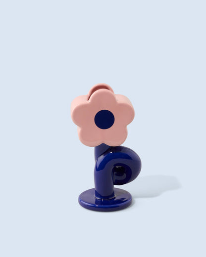 Vase Fleur Loop en Céramique - Fluid Market
