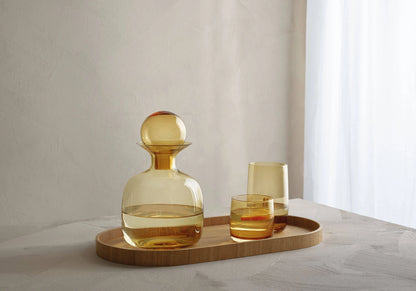 Set de 6 Verres Sarabi en Verre Coloré Ambre - ASA HAUTEUR 12 CM
