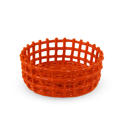 Corbeille à Fruits en Grès Orange ou Verte - WD Lifestyle
